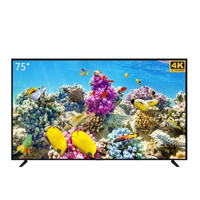 ΚΙΝΑ Ultra HD 75 85 98 100 ιντσών Smart TV επίπεδη οθόνη τηλεόραση WiFi Android 4K LED TV τηλεόραση για πώληση προμηθευτής