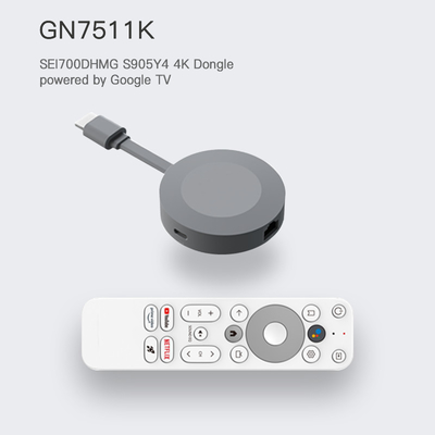 ΚΙΝΑ Το Netflix πιστοποίησε Dongle TV 4K Amlogic S905y4 τετραγώνων πυρήνων το διπλό κιβώτιο 11 TV WiFi αρρενωπό προμηθευτής