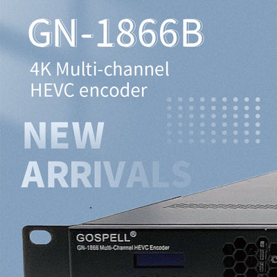 ΚΙΝΑ Gospell 4K HD πολυ ρέοντας κωδικοποιητής συσκευών H.265 IPTV άνω άκρων κωδικοποιητών TV καναλιών HEVC ψηφιακός προμηθευτής
